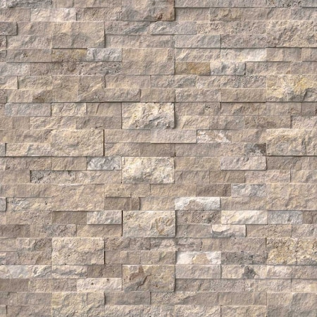 Msi Philadelphia Splitface Ledger Panel 6 In. X 24 In. Natural Travertine Wall Tile, 6PK ZOR-PNL-0088